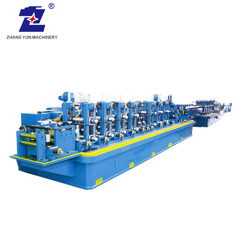 Usine de fabrication de tubes soudés de haute qualité et à haute fréquence de stabilité forte en Chine formant la machine