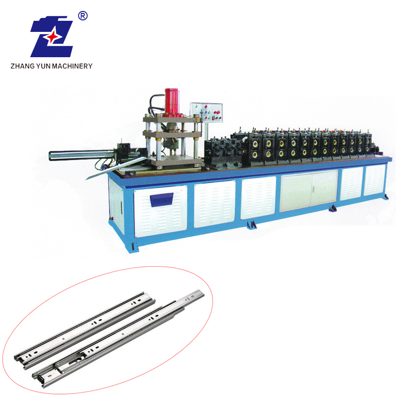 Machine de formage de rouleaux de rail de glissière de rouleau de tiroir de contrôle de PLC d&#39;usine