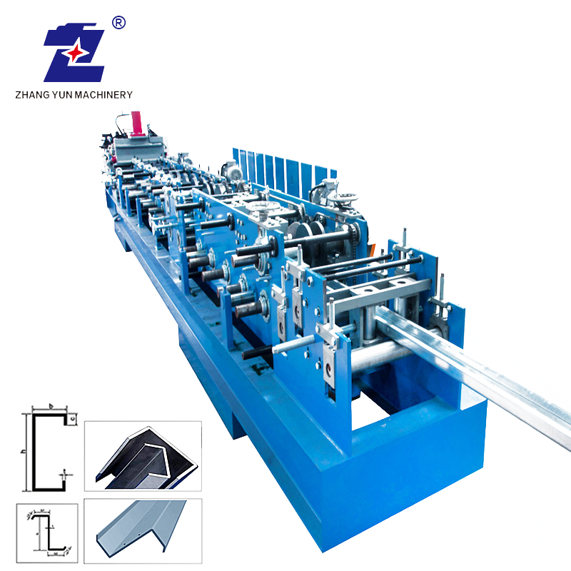 Carbon Steel Double C Channel Purlin C / Z Roll Making Machine en vente