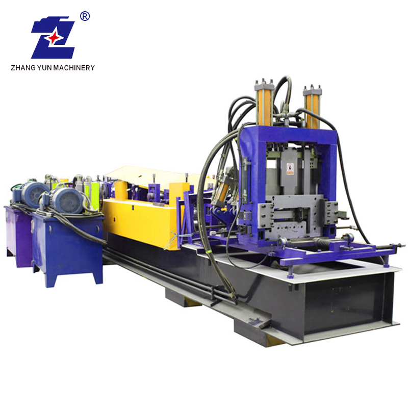 Fabrication d'usine directe Fabrication compétitive Changeable section CZ Construction Purlin Roll Forming Machine