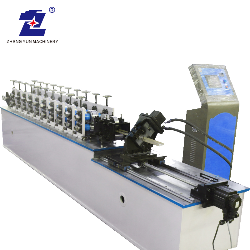Machine de formation de rouleau perforée de rack de palettes professionnelles avec écran tactile PLC